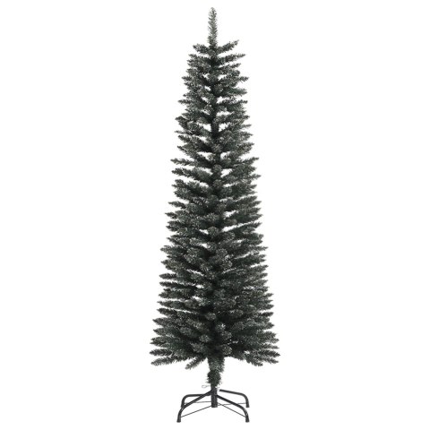 VidaXL Sztuczna choinka z podstawą Zielony 150 cm PVC, plastik i stal