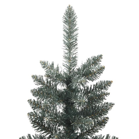 VidaXL Sztuczna choinka z podstawą Zielony 150 cm PVC, plastik i stal