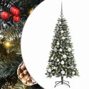 VidaXL Sztuczna choinka zielony 120 cm PVC, plastik i stal