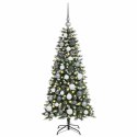 VidaXL Sztuczna choinka zielony 120 cm PVC, plastik i stal