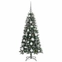 VidaXL Sztuczna choinka zielony 120 cm PVC, plastik i stal
