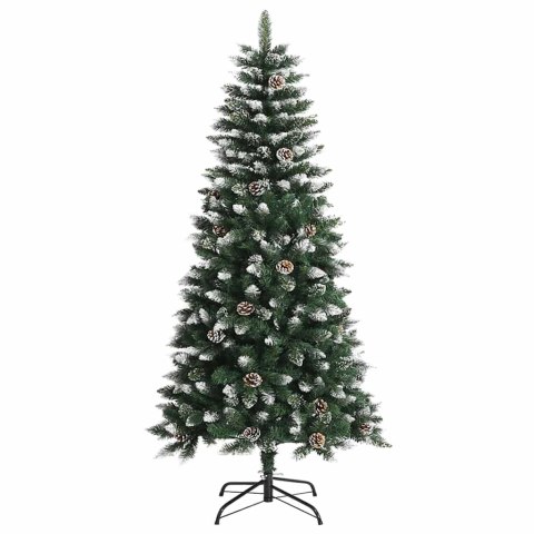 VidaXL Sztuczna choinka zielony 120 cm PVC, plastik i stal