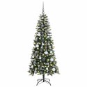 VidaXL Sztuczna choinka zielony 150 cm PVC, plastik i stal