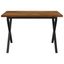 VidaXL Kwadratowy stół do jedzenia 120 x 70 x 75 cm Lite Drewno Akacji