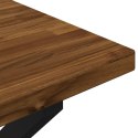 VidaXL Kwadratowy stół do jedzenia 120 x 70 x 75 cm Lite Drewno Akacji