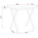 VidaXL Kwadratowy stół do jedzenia 120 x 70 x 75 cm Lite Drewno Akacji