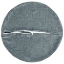 VidaXL Poduszka 2 szt. HEERLEN Jasnoniebieski Ø 60 cm Tkanina Chenille