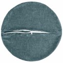 VidaXL Poduszka 2 szt. HEERLEN niebieski Ø 60 cm Tkanina Chenille