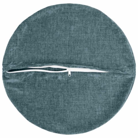 VidaXL Poduszka 2 szt. HEERLEN niebieski Ø 60 cm Tkanina Chenille