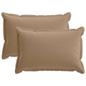 VidaXL Poduszka 2 szt. HOUTEN Ciemnoszary 50 x 80 cm Poliester