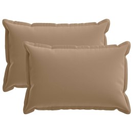 VidaXL Poduszka 2 szt. HOUTEN Ciemnoszary 50 x 80 cm Poliester