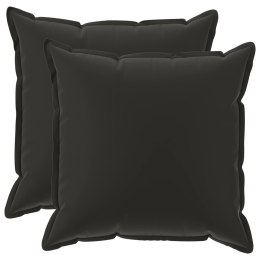 VidaXL Poduszka 2 szt. HOUTEN Czarny 70 x 70 cm Poliester