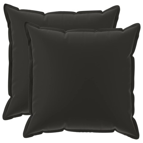 VidaXL Poduszka 2 szt. HOUTEN Czarny 70 x 70 cm Poliester
