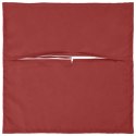 VidaXL Poduszka 2 szt. HOUTEN Czerwone wino 60 x 60 cm Poliester