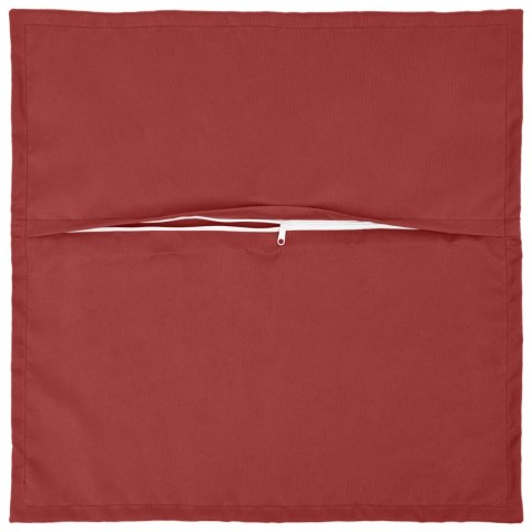 VidaXL Poduszka 2 szt. HOUTEN Czerwone wino 60 x 60 cm Poliester