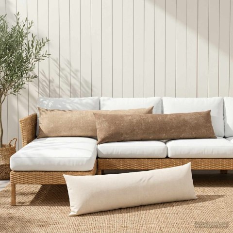 VidaXL Poduszka HEERLEN brązowy 40 x 145 cm Tkanina Chenille