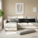 VidaXL Poduszka HEERLEN jasnoszary 40 x 145 cm Tkanina Chenille