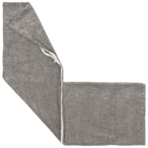 VidaXL Poduszka HEERLEN jasnoszary 40 x 145 cm Tkanina Chenille