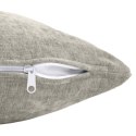 VidaXL Poduszka HEERLEN jasnoszary 40 x 145 cm Tkanina Chenille
