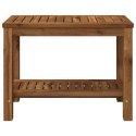 VidaXL Stolik kawowy naturalny 60,5 x 30 x 45 cm Lite Drewno Akacji