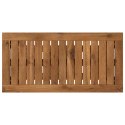 VidaXL Stolik kawowy naturalny 60,5 x 30 x 45 cm Lite Drewno Akacji