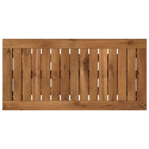 VidaXL Stolik kawowy naturalny 60,5 x 30 x 45 cm Lite Drewno Akacji
