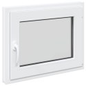 VidaXL Biała wewnętrzna kolor okna piwnicznego RISOR 70 x 60 cm