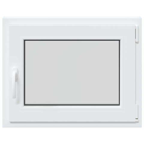 VidaXL Biała wewnętrzna kolor okna piwnicznego RISOR 70 x 60 cm