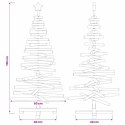 VidaXL Drewniana choinka KOTKA 120 cm Lite drewno sosnowe Naturalny