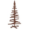 VidaXL Drewniana choinka KOTKA 120 cm Lite drewno sosnowe