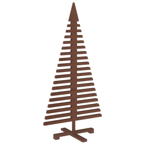 VidaXL Drewniana choinka KOTKA 120 cm Lite drewno sosnowe