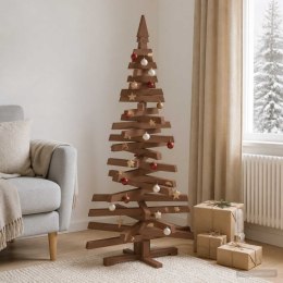 VidaXL Drewniana choinka KOTKA 150 cm Lite drewno sosnowe