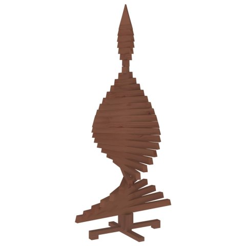 VidaXL Drewniana choinka KOTKA 150 cm Lite drewno sosnowe