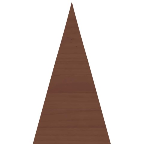 VidaXL Drewniana choinka KOTKA 150 cm Lite drewno sosnowe