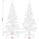 VidaXL Drewniana choinka KOTKA 150 cm Lite drewno sosnowe