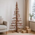 VidaXL Drewniana choinka KOTKA 180 cm Lite drewno sosnowe