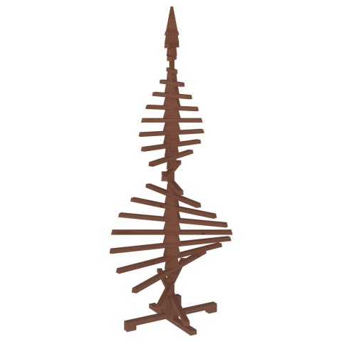 VidaXL Drewniana choinka KOTKA 180 cm Lite drewno sosnowe