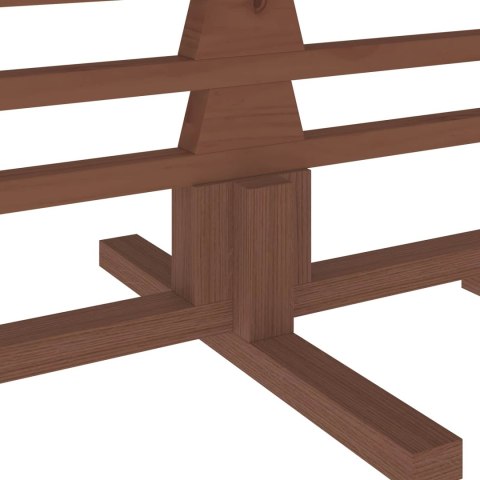 VidaXL Drewniana choinka KOTKA 180 cm Lite drewno sosnowe