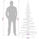 VidaXL Drewniana choinka KOTKA 180 cm Lite drewno sosnowe