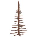 VidaXL Drewniana choinka KOTKA 210 cm Lite drewno sosnowe