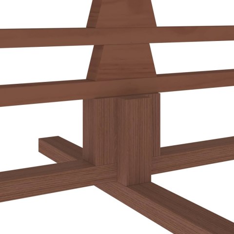 VidaXL Drewniana choinka KOTKA 210 cm Lite drewno sosnowe