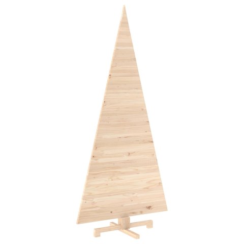 VidaXL Drewniana choinka KOTKA 240 cm Lite drewno sosnowe Naturalny