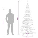 VidaXL Drewniana choinka KOTKA 240 cm Lite drewno sosnowe Naturalny