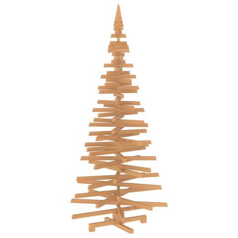 VidaXL Drewniana choinka KOTKA 240 cm Lite drewno sosnowe