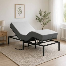 VidaXL Elektro Regulowany Stelaż Łóżka Czarny 200 x 80 x 33,5 cm Stal