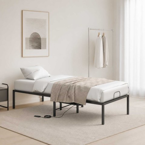 VidaXL Elektro Regulowany Stelaż Łóżka Czarny 200 x 80 x 33,5 cm Stal