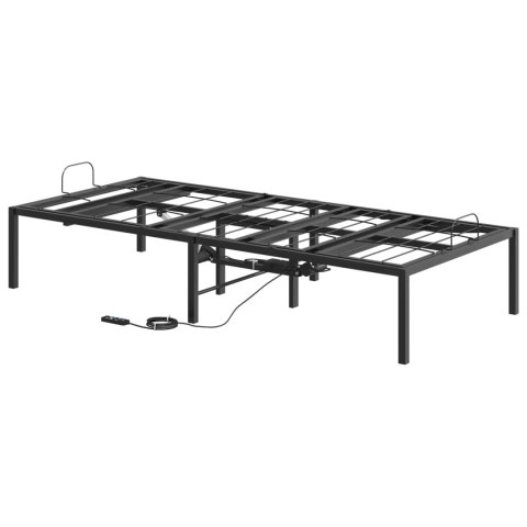 VidaXL Elektro Regulowany Stelaż Łóżka Czarny 200 x 80 x 33,5 cm Stal