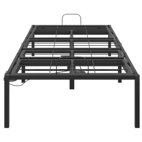 VidaXL Elektro Regulowany Stelaż Łóżka Czarny 200 x 80 x 33,5 cm Stal