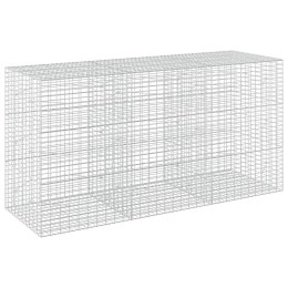 VidaXL Gabion z drutu 3,5 mm i siatką 5x10 cm 300x100x150 cm