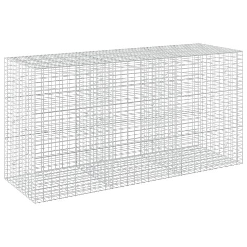 VidaXL Gabion z drutu 3,5 mm i siatką 5x10 cm 300x100x150 cm